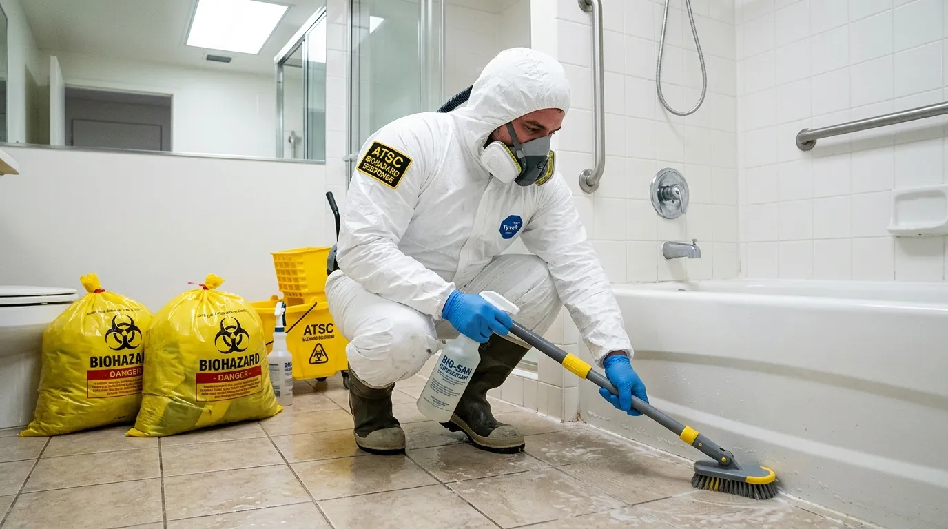 Decontamination equipment deployed for Blood Cleanup in Fort Valley